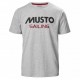 MUSTO T-Shirt, világosszürke - kifutó